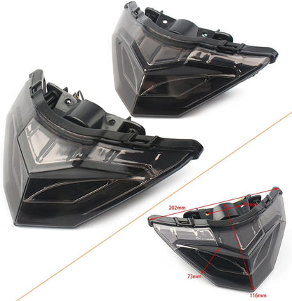 ya 10 9.16 zhengce Rear Tail Light Brake Turn Signal Lamp Fit for Kawasaki 250R 300 2013-2017
