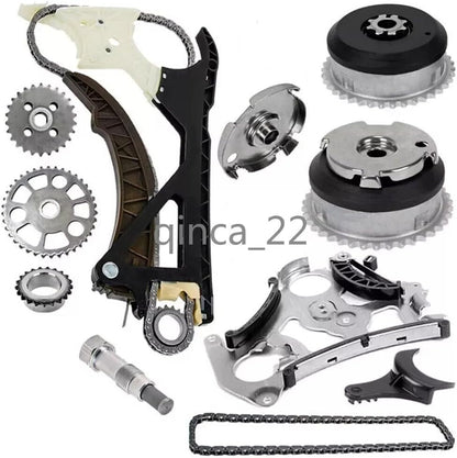 ya 9 10.24 Timing chain kit/camshaft VVT gear/oil pump for BMW 330 335 X3 X5 N51 N52 N55