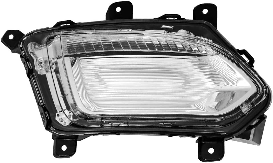 ya 9 10.24 Passenger/Right LED Fog Lamp Assembly Chrome for Chevrolet Equinox 2016-2017