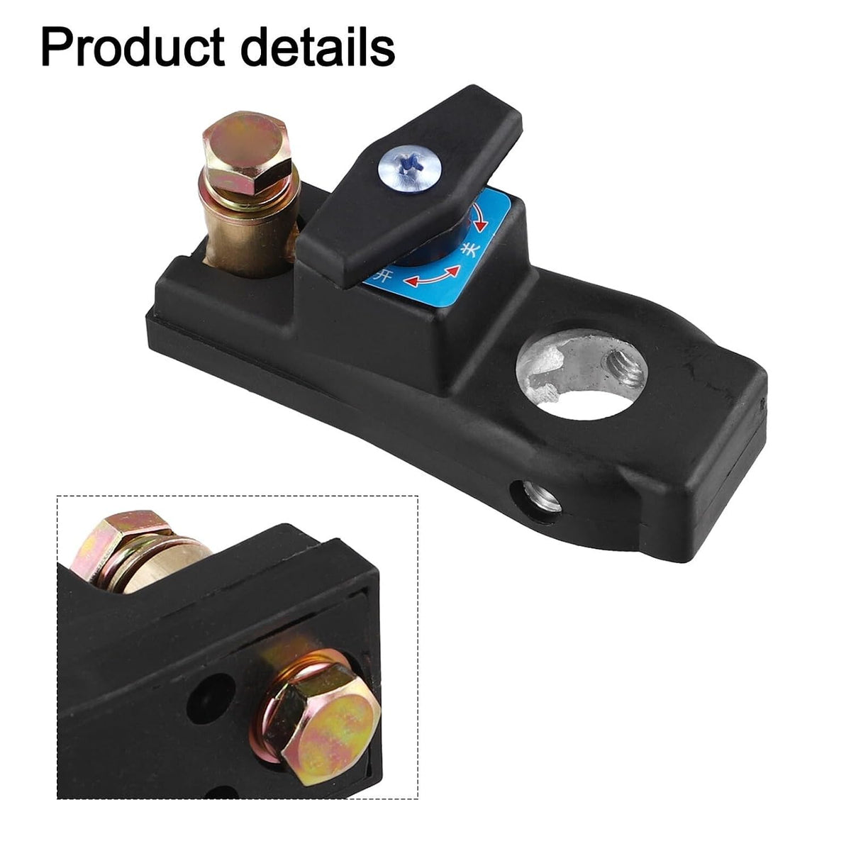 ya 23 10.7 baidi Batteries Disconnect Switch with Zinc Alloy Construction for Durability