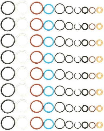 ya 10 9.16 baidi for Ford 6.0L Powerstroke Oil Rail Leak Repair Kit Tool O-rings & Injector Seal!