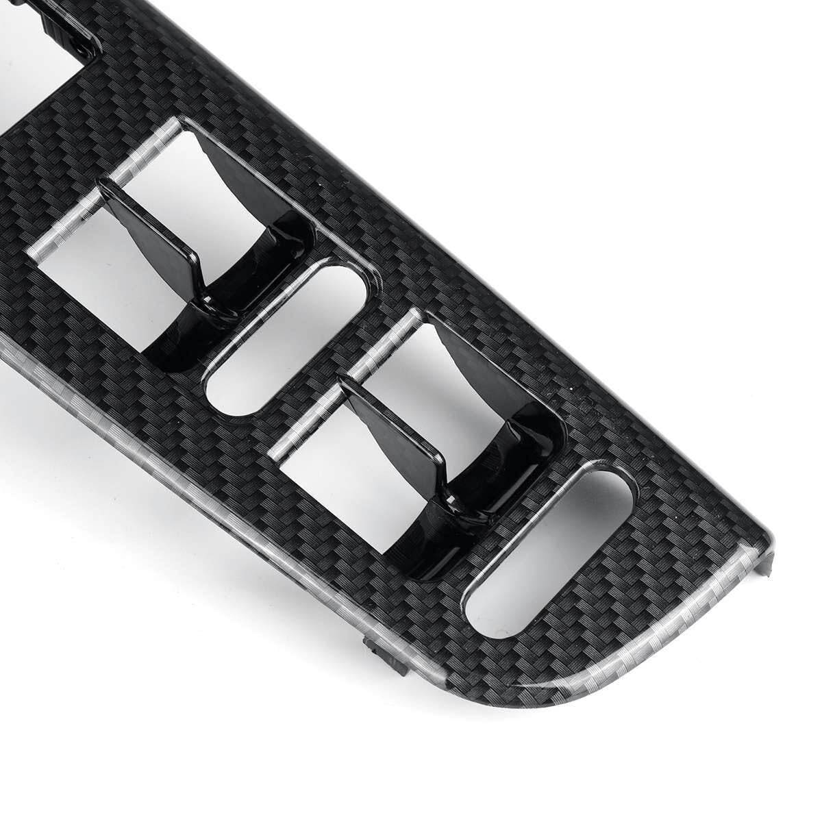 ya 4 8.14 5Pcs RHD Carbon Door Grab Handle Cover Switch Panel for VW for Golf for Jetta MK4