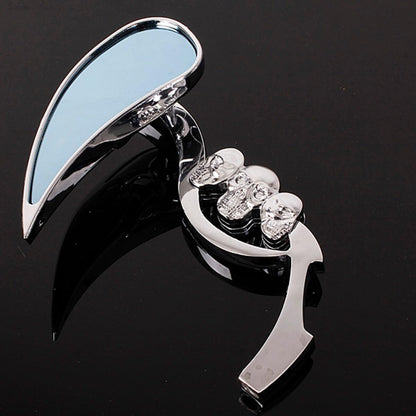ya 2 8.15 Motorcycle Rectangular Rearview Mirror (Left and Right) for Chopper Cruiser