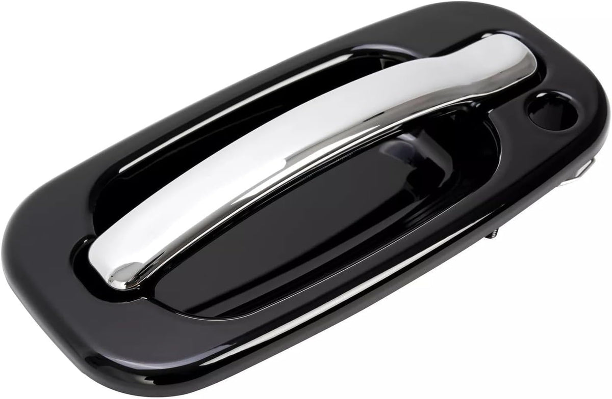ya 10 9.16 baidi Front Left Exterior Door Handle Black w/Chrome for Silverado for Sierra 1999-2006