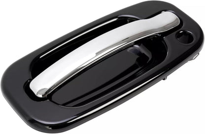 ya 10 9.16 baidi Front Left Exterior Door Handle Black w/Chrome for Silverado for Sierra 1999-2006