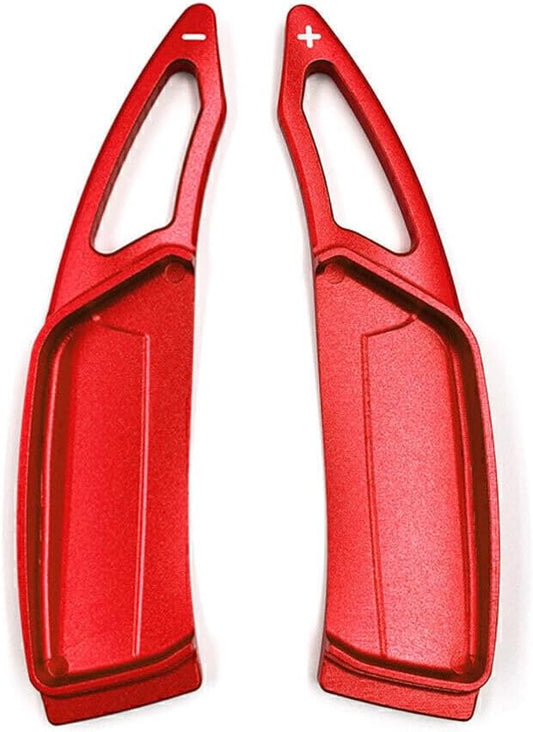 ya 4 8.8.2 Aluminum Steering Wheel Paddle Shifter for Peugeot 3008 5008 GT 2017-2022 Red