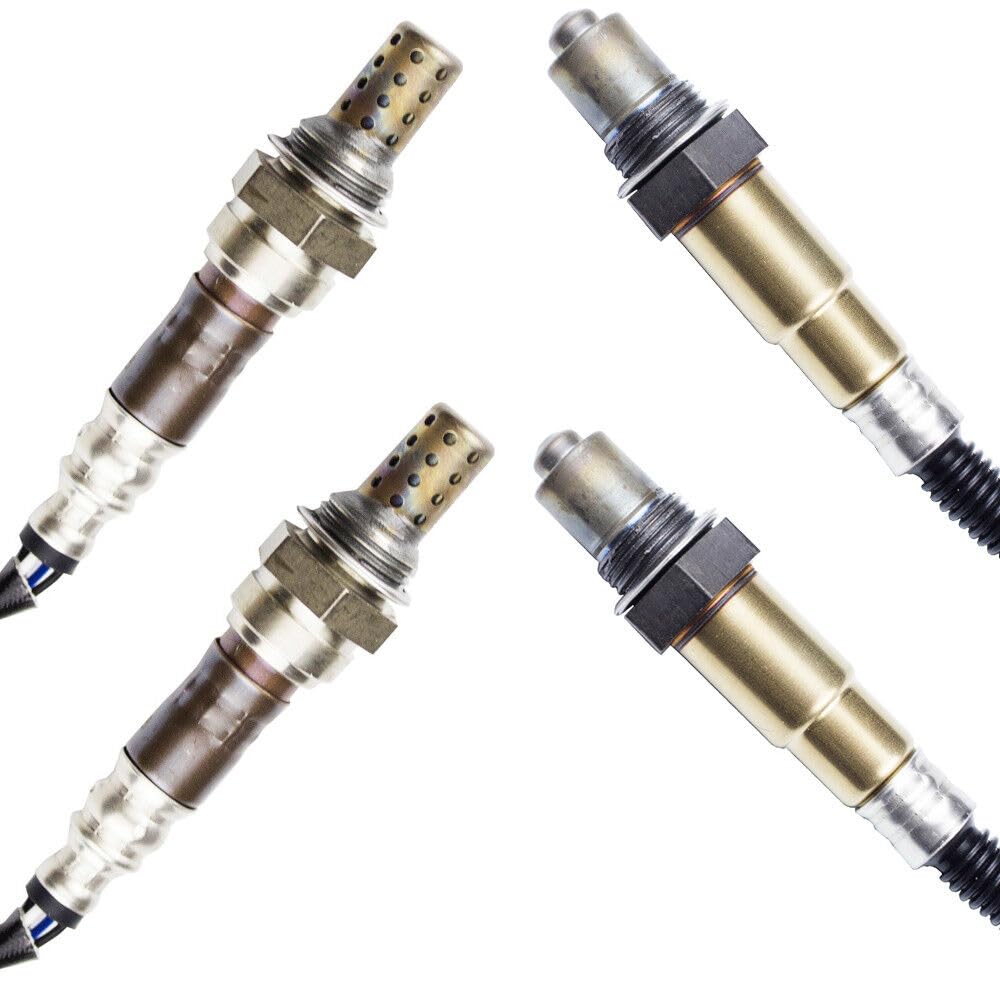 ya 5 8.10 4X Oxygen Sensor 1&2 Upstream+Downstream for 2002-2005 BMW 745i 745Li 4.4L O2