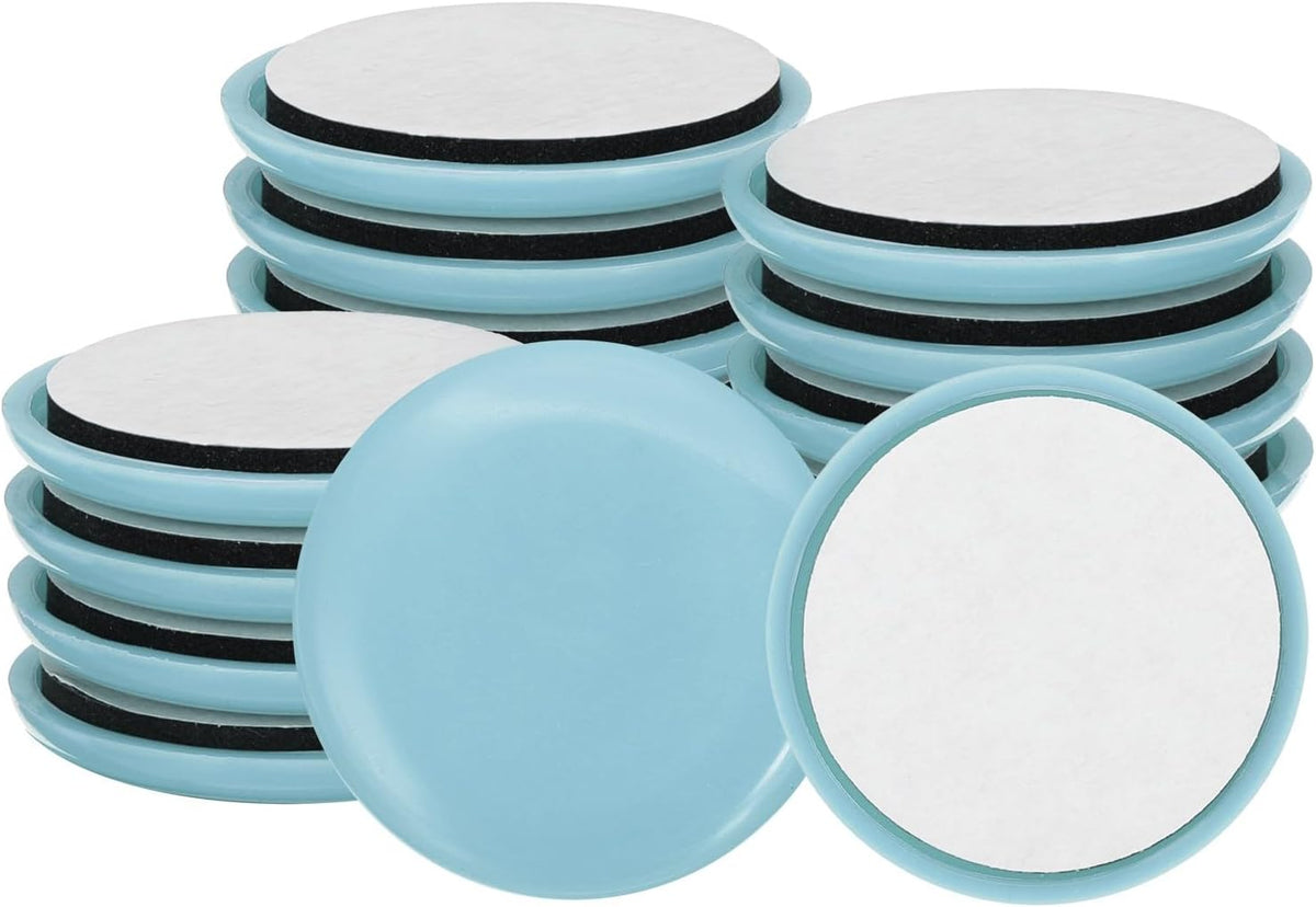 ya 26 10.21 baidi 1 1/2 Inch Furniture Sliders, 16pcs Furniture Movers Sliders Round Glider,Blue