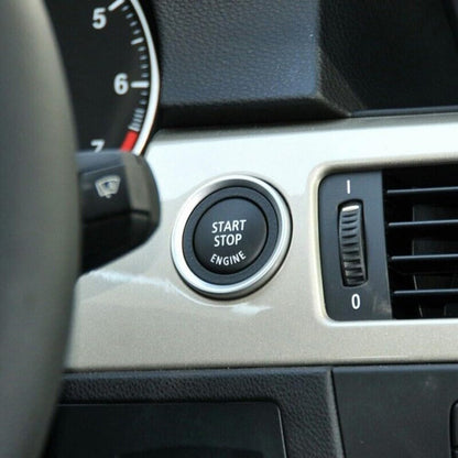 ya 23 10.7 baidi Stop Engine Button Switch Cover for E70 X6 E71 Black