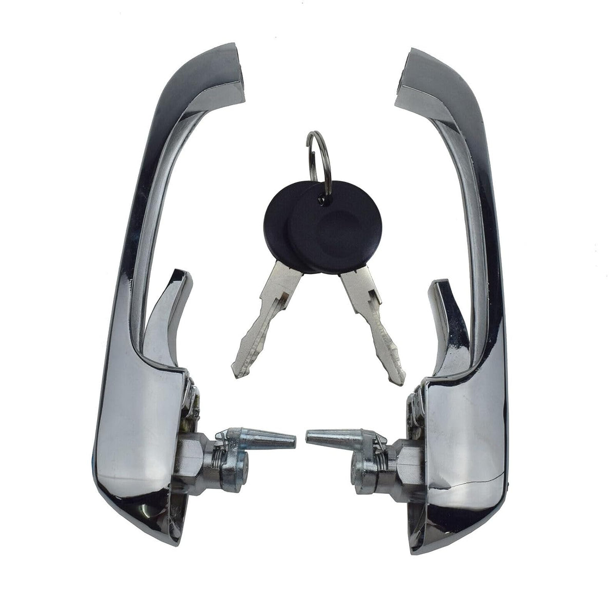 ya 6 8.14 A Pair of Door Handles with Keys Suitable for Public Transport Vehicles 1969-1979
