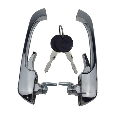 ya 6 8.14 A Pair of Door Handles with Keys Suitable for Public Transport Vehicles 1969-1979