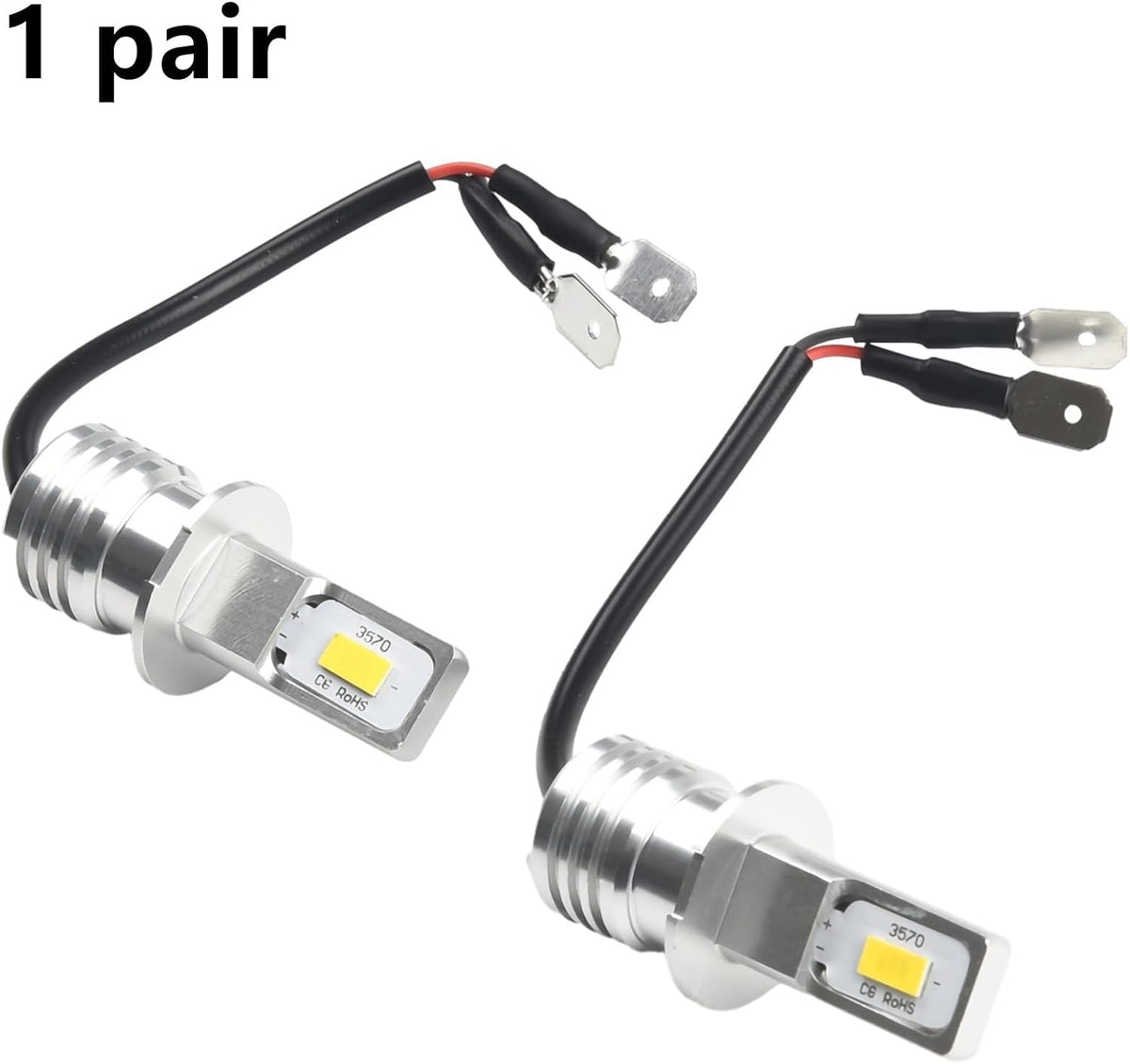 ya 13 9.15 baidi Fog Light Bulb Fog Lamp Car Lights 2pcs 80W Aluminum Alloy Conversion Kit