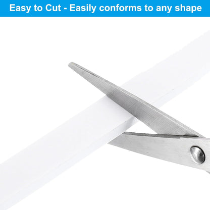 ya 26 10.21 baidi Weather Stripping Door Seal 2 Rolls 1/2 Inchx1/4 Inchx16 Ft Self Adhesive White