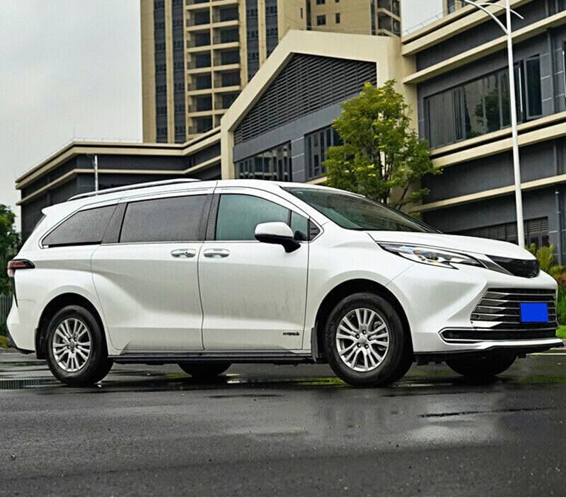 ya 4 8.8.2 for Toyota for Sienna 2021-2023 Chrome ABS Window Visor Vent Shade Sun Rain Guard 6X