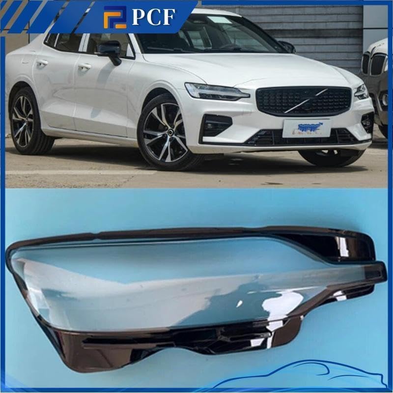 ya 4 8.14 Suitable for Volvo S60 19-2023 Transparent headlight lens headlight housing protective cover + glue right side 