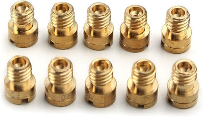 ya 2 8.15 10x Carburetor Main Jet For GY6 50cc 139QMB 4-Stroke Scooter Carb PZ19#82-105