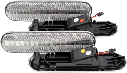 ya 7 8.24 baidi 4 Pack LED Amber and Red Side Marker Lights for 02-05 for Honda for Civic 7th Gen Si/SiR EP3