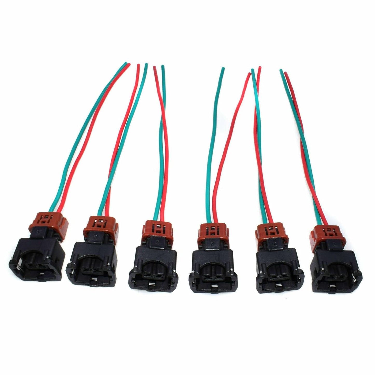 ya 4 8.8 Fuel Injector Connector Pigtali Harness Plug 6 Pieces Suitable for Nissan 300ZX Maxima 3.0L