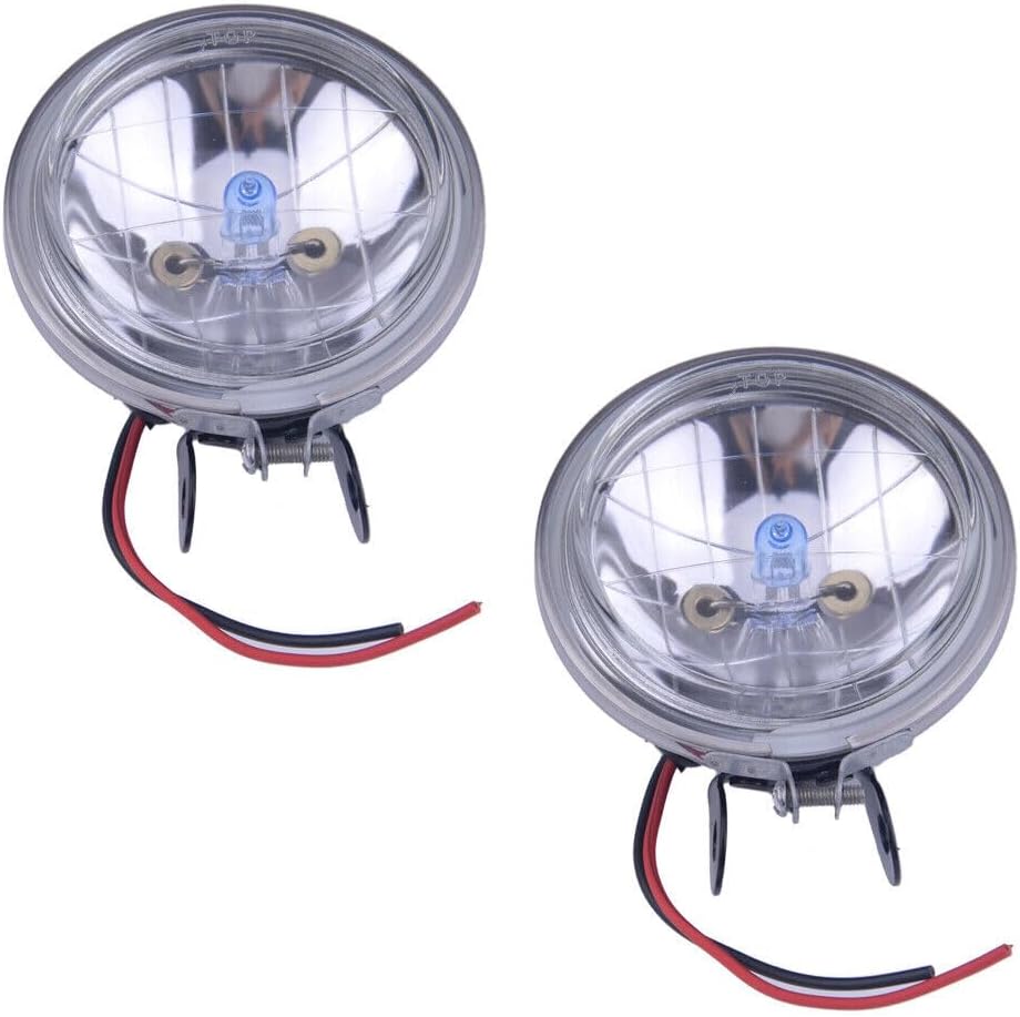 ya 4 8.24 baidi 2 Pieces Universal 100W H3 12V Clear Fog Lights Set 3.5 Inch Round For Trucks 