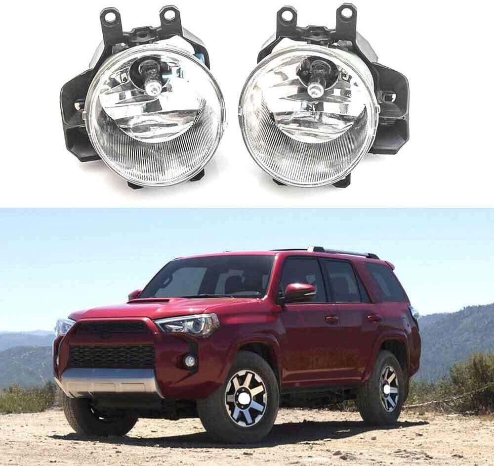 ya 10 9.16 zhengce Front Bumper Fog Light Driving Lamp for 4Runner RAV4 With Bulb Left+Right