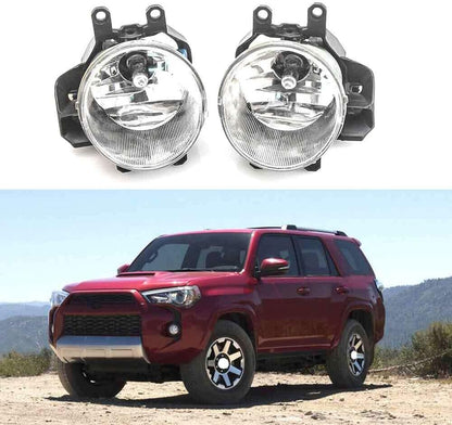 ya 10 9.16 zhengce Front Bumper Fog Light Driving Lamp for 4Runner RAV4 With Bulb Left+Right