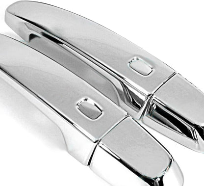 ya 5 8.10 for Chevy Equinox 2018-2023 for GMC Terrain Chrome W/4 for Smart Holes Door Handle Cover