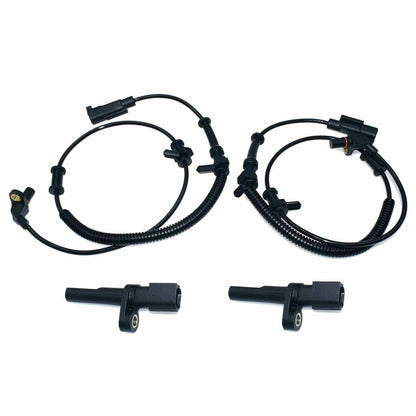 ya 4 8.8 4-Piece ABS Wheel Speed Sensor Front and Rear LH Right Grip Suitable for Dodge for Ram 1500 Pickup 2009-12