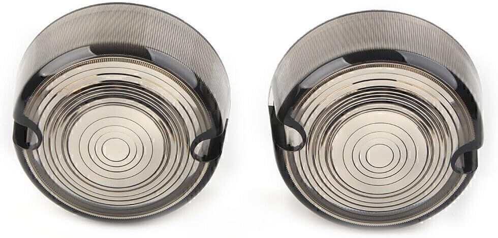 ya 4 8.8.2 SmokenTurn Signal Lens Cover for Harley Dyna FXD FXR Sportster XLH 883 1200 FXST