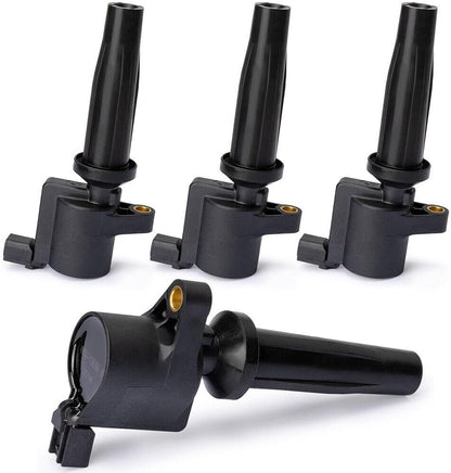 ya 4 8.14 Set of 4 4M5G-12A366-BC Iginition Coil for Ford Escape Ignition Hybrid for Mazda 3 6