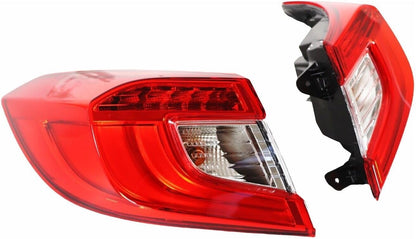 ya 10 9.16 zhengce Pair Tail Lights Rear Brake Lamp for Honda for Accord Sedan 2018-21 Left&Ri
