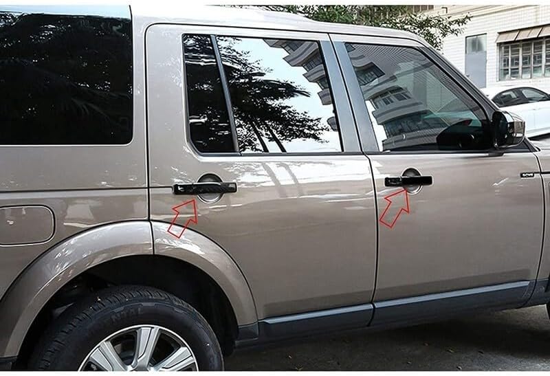 ya 2 8.15 Gloss Black Door Handle Cover FIT for Land Rover Range Vogue L322 2002-12 Premium