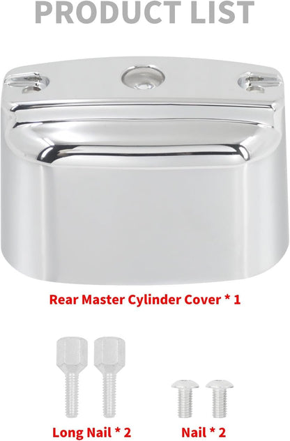 ya 28 10.13 zhengce Chrome Rear Brake Master Cylinder Cover for Harley Road Electra Glide 20