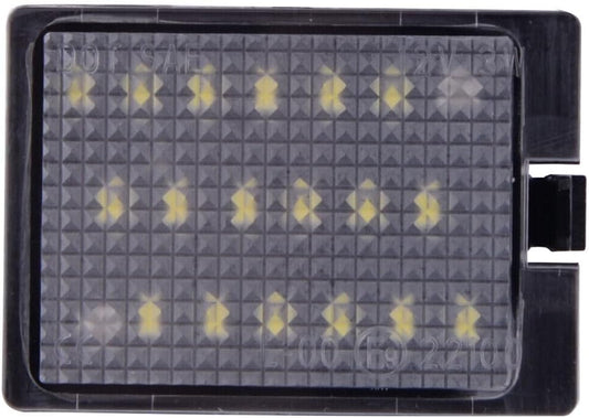 ya 4 8.14 2pcs White LED License Plate Light 68370520AA Fits for Dodge Durango 2014-2018