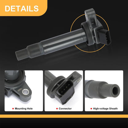 ya 9 10.24 4 New ignition coils for Toyota for Lexus V8 4.3L, 4.7L, and 5.7L engines. (Ignition coil number: 90919-02230400)
