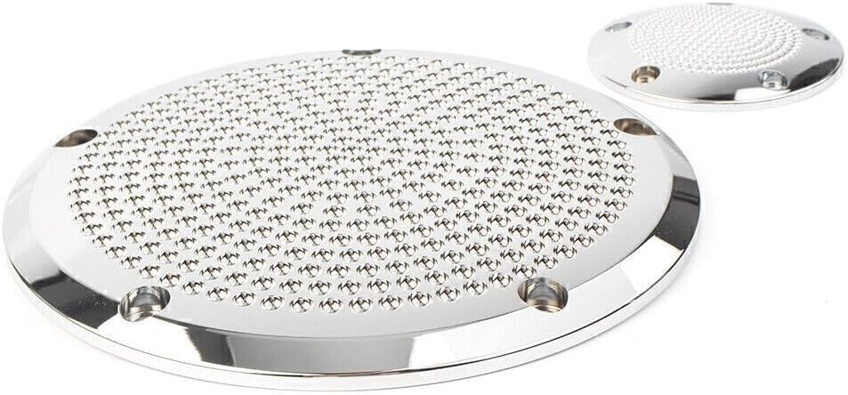 ya 4 8.14 Pair Al for Mini um 5 Hole Engine Clutch Cover Timing Cover for Harley Twin Cam Silver