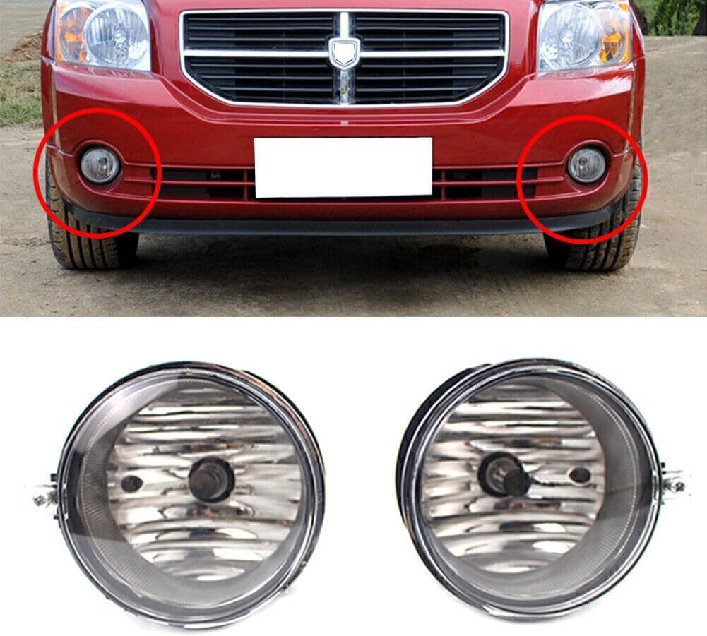 ya 4 8.24 baidi Fog Driving Light Lamp 4805857AA Pair Set of 2 Fit for Chrysler for Dodge for Jeep Car SUV