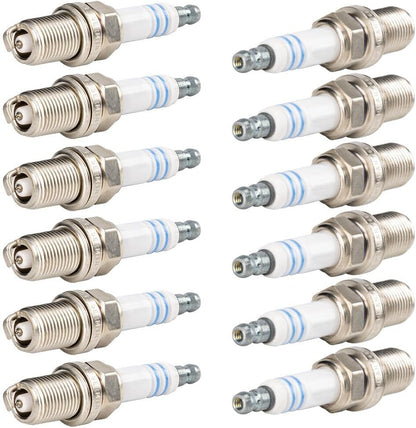 ya 23 10.7 baidi 12PCS Spark Plugs F8DPP33 for Mercedes-benz W163 W208 W210 W220 A004159190326