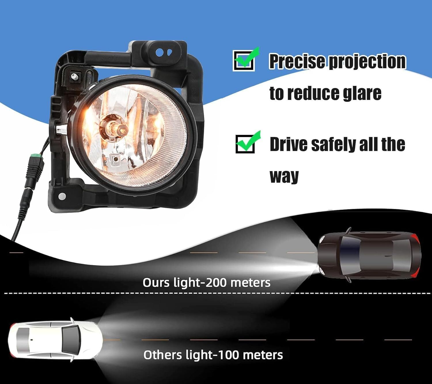 ya 7 8.24 baidi 4X for Acura TSX Left+Right Front Bumper Fog Driving Light Lamp w/Cover 09-10