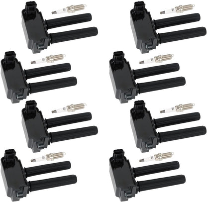 ya 9 10.24 8PCS Ignition Coil & Iridium Spark Plug for Dodge for Charger for Ram 1500 5.7L V8 UF504