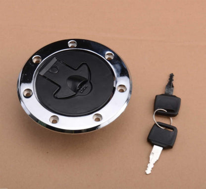 ya 13 9.15 baidi Chrome Fuel Cap cover key for Kawasaki Concours 1000 GPZ1100 ZR550 ZR750 ZR7