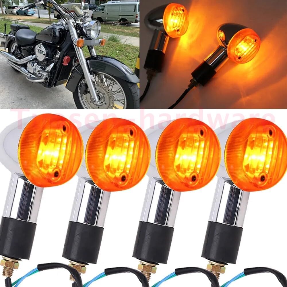 ya 7 8.24 baidi 4X for Honda Nighthawk 250 650 750 Shadow VT750 VT1100 Motorcycle Turn Signals