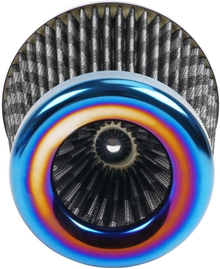 ya 13 9.15 baidi 3 76mm Universal Car Air Filter High Flow Cold Air Intake Dry Cone Replacement