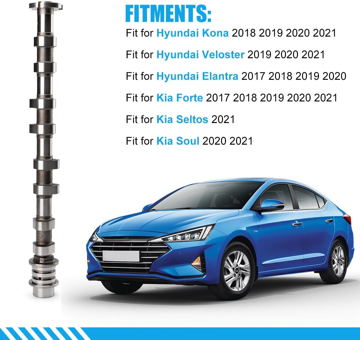 ya 12 10.8 baidi 24200-2E084 Camshaft 242002E074 For 2017-2021 for Hyundai for Elantra 2.0L AU