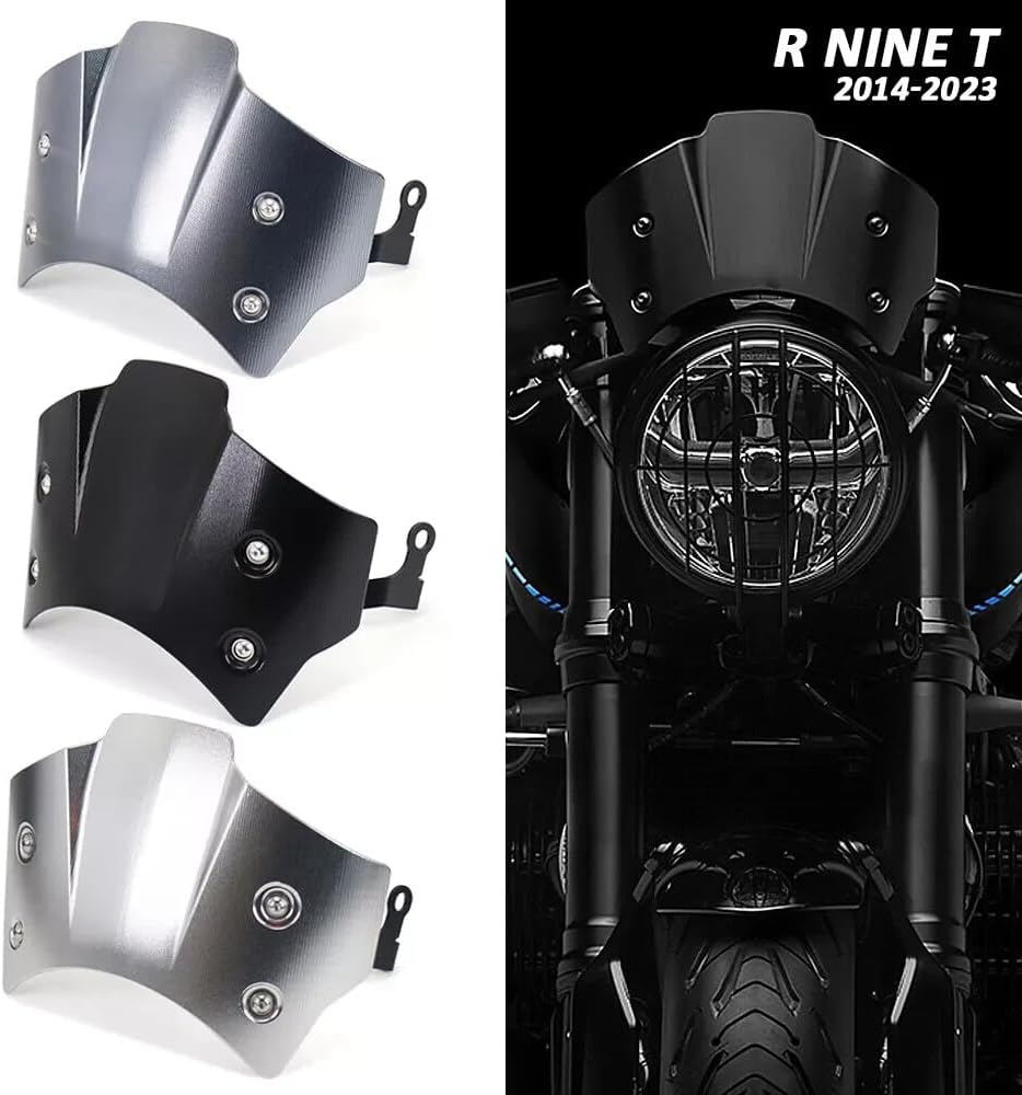 ya 2 8.15 Headlight Fairing Windshield Windscreen Wind Deflector for BMW R NineT R9T 14-23