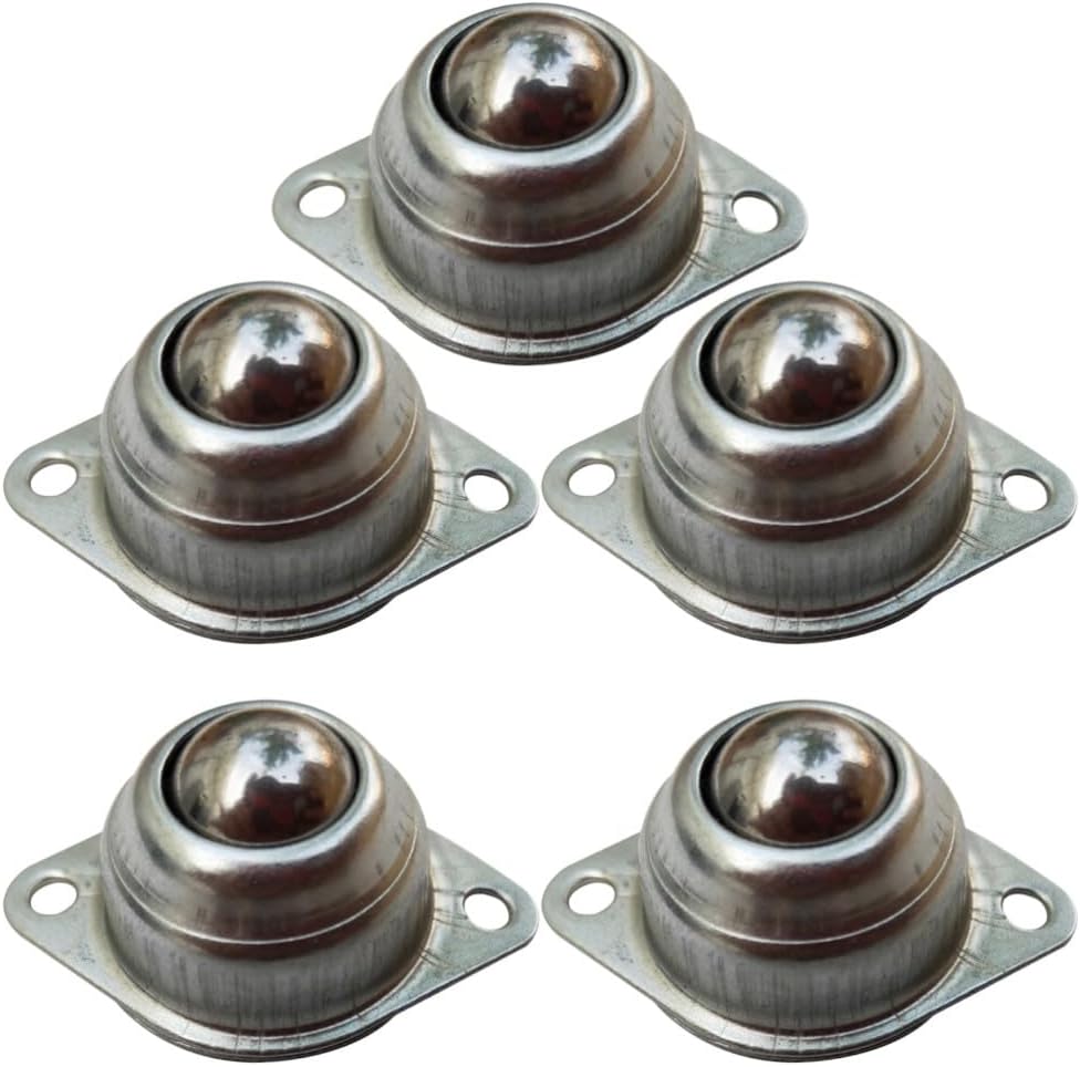 ya 4 8.14 5 PCS Universal Wheel Steel Ball Caster Wheels Moving Robot Steering