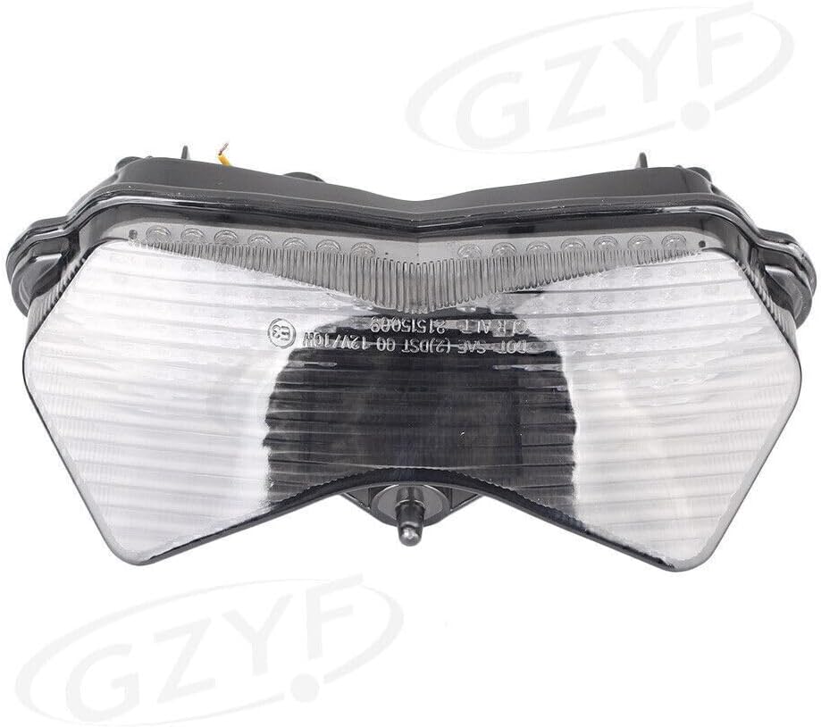ya 2 8.15 Smoke Turn Signal Lamp Taillight Fit for Kawasaki ZX6R Z1000 2003-2004