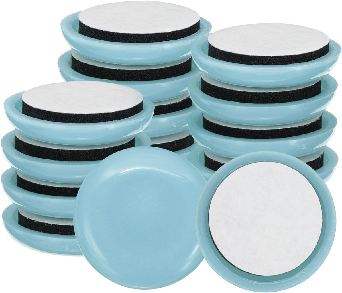 ya 26 10.21 baidi 1 Inch Furniture Sliders, 16pcs Furniture Movers Sliders Round Glider,Blue