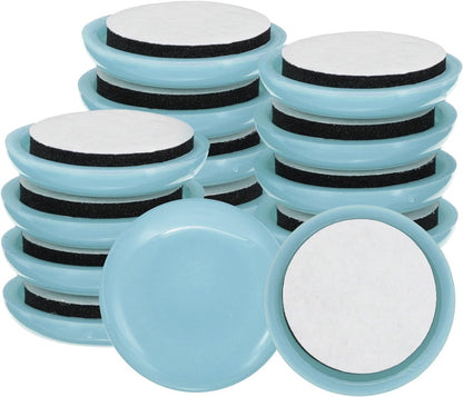 ya 26 10.21 baidi 1 Inch Furniture Sliders, 16pcs Furniture Movers Sliders Round Glider,Blue