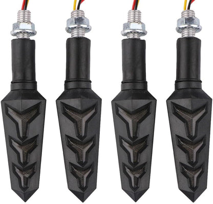 ya 11 9.14 zhengce 4 St¨¹ck Led for Mini Blinker Spark Smoke Motorrad F¨¹r Quad ATV Roller Schwa