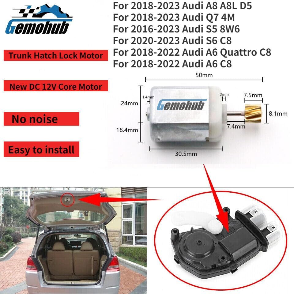 ya 5 8.24 baidi Electric Trunk Latch Motor for Audi A8L Q7 S5 8W6 S6 C8 A6 Quattro A6 C8